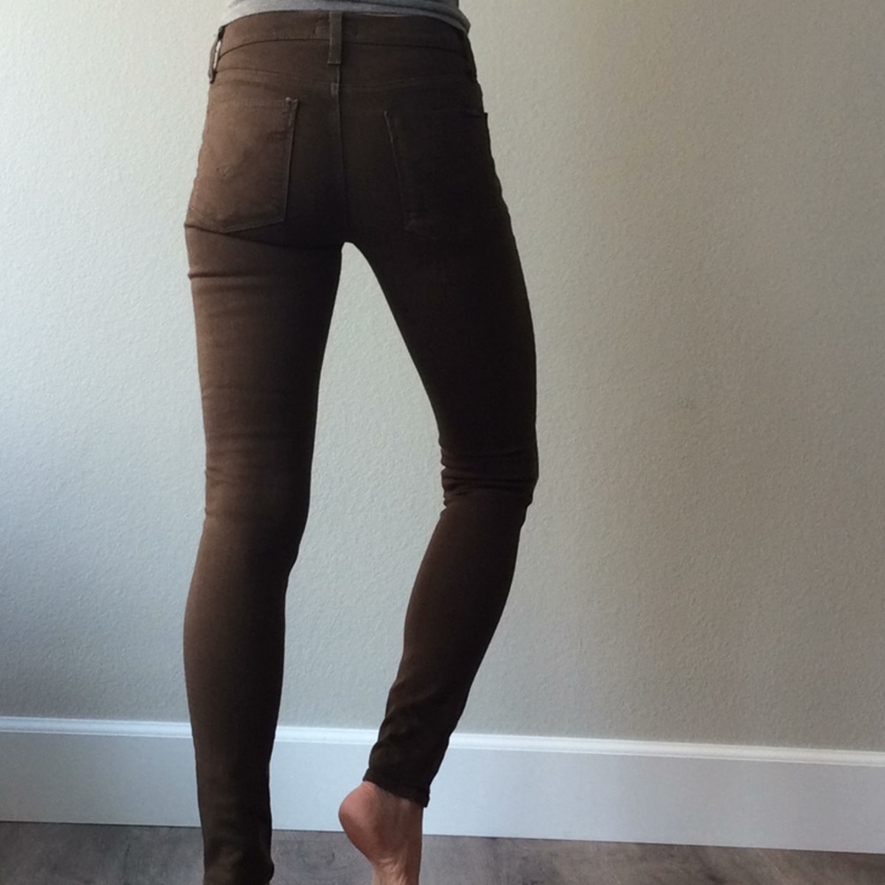 Hudson army green jeans